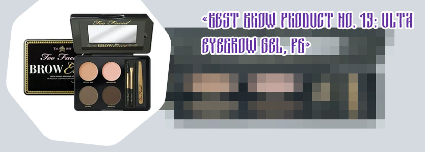 Best eyebrow products