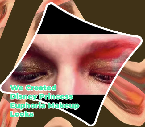 Euphoria makeup white eyeliner