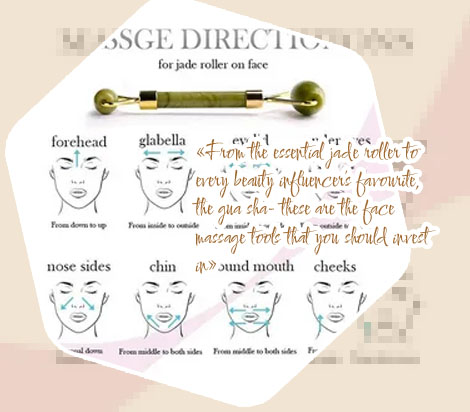 Gua sha routine for face slimming