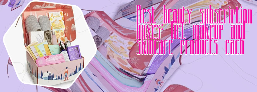 Monthly makeup subscription boxes